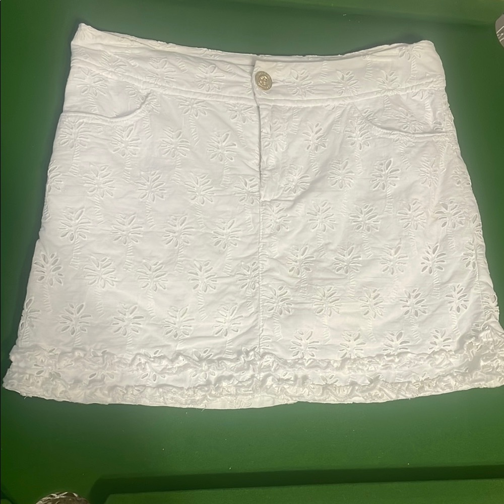Lilly Pulitzer White Skirt
